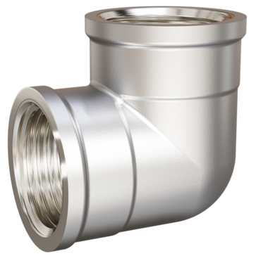 LD Pride Угол 90 гр DN32 (1 1/4") ВР/ВР латунь никель