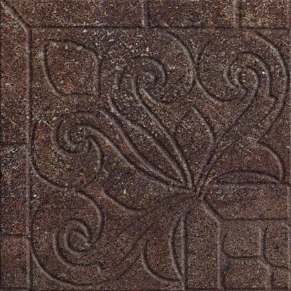 Tagina Apogeo 14 Angolo Lobi Rilievo In Tinta Old Cotto 17,25×17,25 см Декор
