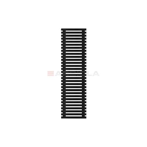 Arbiola Gorizont Ritmo H 600-40-30 секций чёрный горизонтальный  радиатор c боковым подключением
