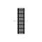 Arbiola Gorizont Ritmo H 500-40-30 секций чёрный горизонтальный  радиатор c боковым подключением