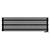 Arbiola Ritmo Gorizont V 2200-40-11 секций чёрный горизонтальный радиатор c нижним подключением