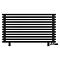 Arbiola Gorizont Ritmo VZ 1250-40-12 секций чёрный горизонтальный  радиатор c нижним подключением (на ножках)