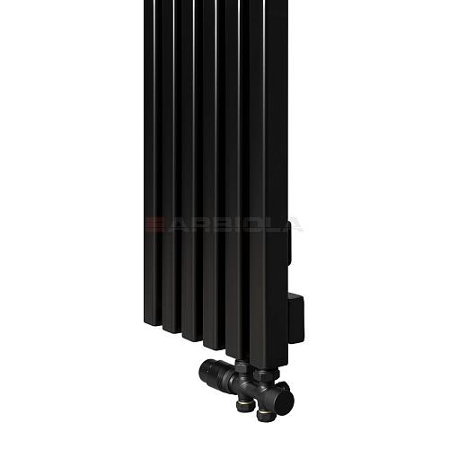 Arbiola Ritmo V 750-40-03 секции черный вертикальный радиатор c нижним подключением