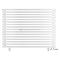 Arbiola Gorizont Ritmo VZ 1250-40-16 секций белый горизонтальный  радиатор c нижним подключением (на ножках)