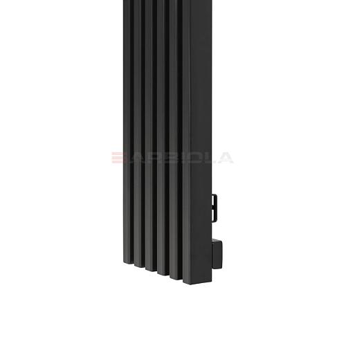 Arbiola Compact H 600-63-37 секции черный вертикальный радиатор c боковым подключением