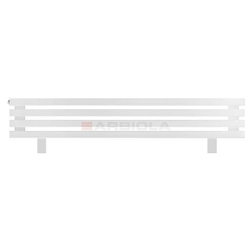 Arbiola Gorizont Ritmo HZ 1250-40-04 секции белый горизонтальный  радиатор c боковым подключением (на ножках)