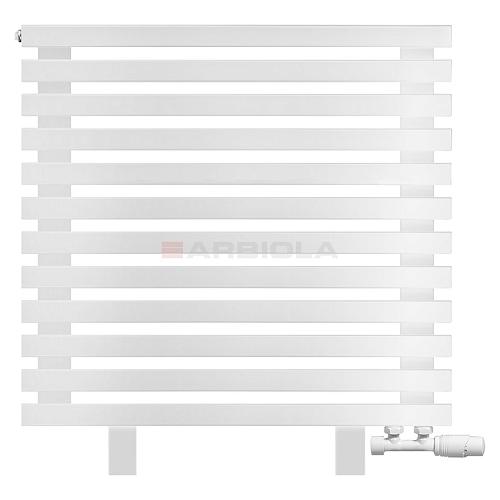 Arbiola Gorizont Ritmo VZ 1000-40-12 секций белый горизонтальный  радиатор c нижним подключением (на ножках)