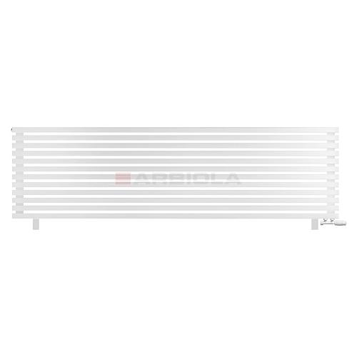 Arbiola Gorizont Ritmo VZ 2500-40-12 секций белый горизонтальный  радиатор c нижним подключением (на ножках)