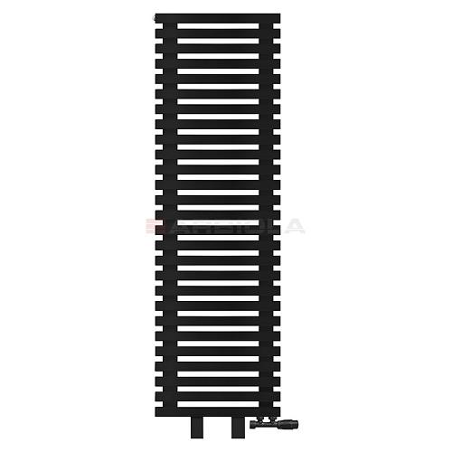 Arbiola Gorizont Ritmo VZ 600-40-27 секций чёрный горизонтальный  радиатор c нижним подключением (на ножках)