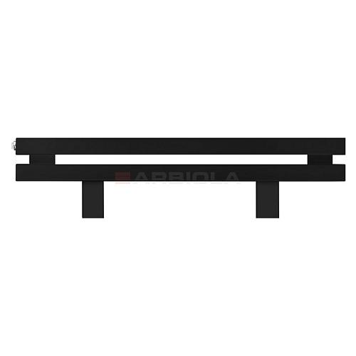 Arbiola Gorizont Ritmo HZ 700-40-02 секции чёрный горизонтальный  радиатор c боковым подключением (на ножках)