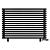 Arbiola Gorizont Ritmo VZ 1250-40-15 секций чёрный горизонтальный  радиатор c нижним подключением (на ножках)