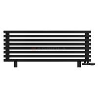 Arbiola Gorizont Ritmo VZ 1250-40-08 секций чёрный горизонтальный  радиатор c нижним подключением (на ножках)