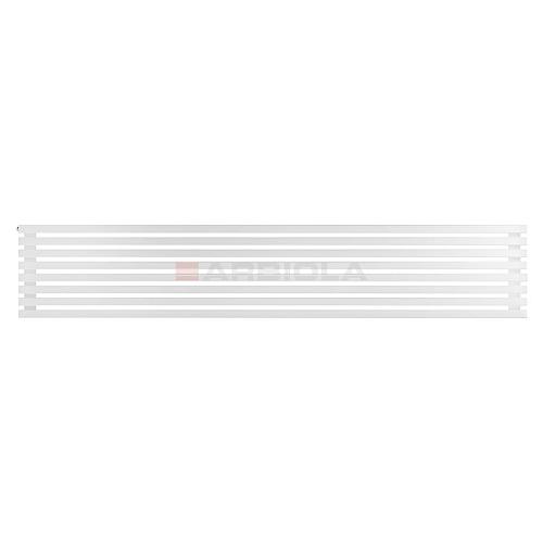Arbiola Gorizont Ritmo H 2500-40-08 секций белый горизонтальный  радиатор c боковым подключением