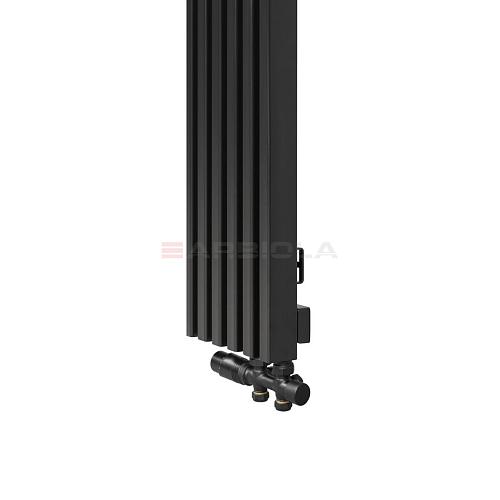 Arbiola Compact V 1800-63-08 секции черный вертикальный радиатор c нижним подключением