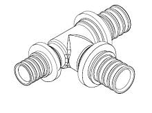 Тройник РЕХАУ с уменьшенным торцевым проходом 25-25-20 MX