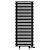 Arbiola Gorizont Ritmo VZ 700-40-31 секция чёрный горизонтальный  радиатор c нижним подключением (на ножках)
