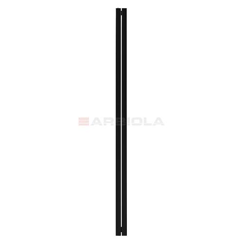 Arbiola Mono H 2500-60-02 секции черный вертикальный радиатор c боковым подключением