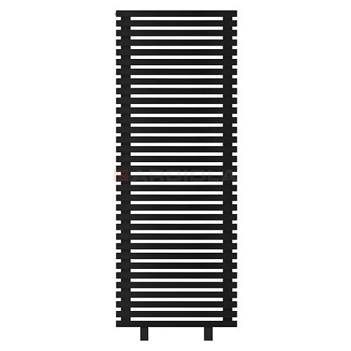 Arbiola Gorizont Ritmo HZ 700-40-33 секции чёрный горизонтальный  радиатор c боковым подключением (на ножках)