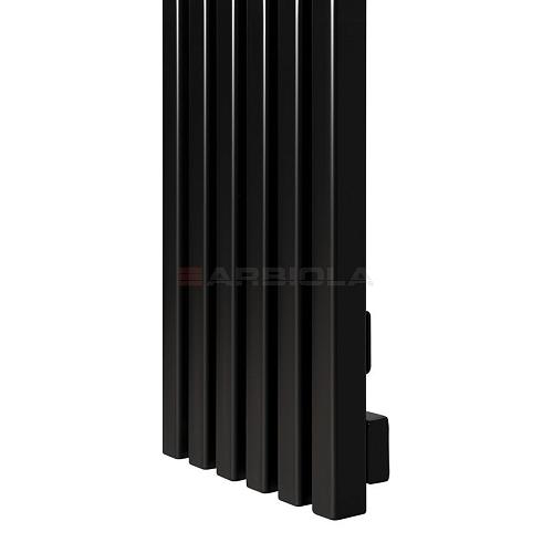  Arbiola Ritmo H 1200-40-12 секции черный вертикальный радиатор c боковым подключением