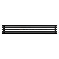 Arbiola Gorizont Ritmo H 1750-40-05 секций чёрный горизонтальный  радиатор c боковым подключением