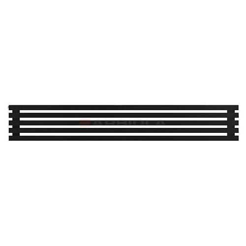 Arbiola Gorizont Ritmo H 1500-40-05 секций чёрный горизонтальный  радиатор c боковым подключением