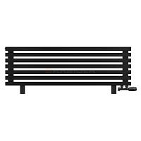 Arbiola Gorizont Ritmo VZ 1250-40-07 секций чёрный горизонтальный  радиатор c нижним подключением (на ножках)