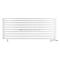 Arbiola Gorizont Ritmo VZ 2000-40-12 секций белый горизонтальный  радиатор c нижним подключением (на ножках)