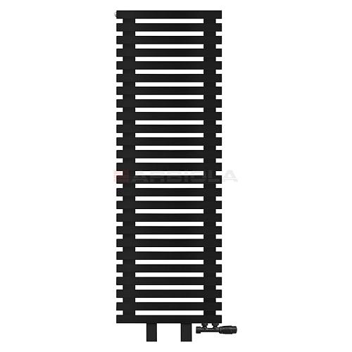 Arbiola Gorizont Ritmo VZ 600-40-25 секций чёрный горизонтальный  радиатор c нижним подключением (на ножках)