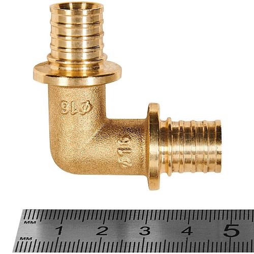 ROMMER Уголок 90° 16 для труб из сшитого полиэтилена осевой