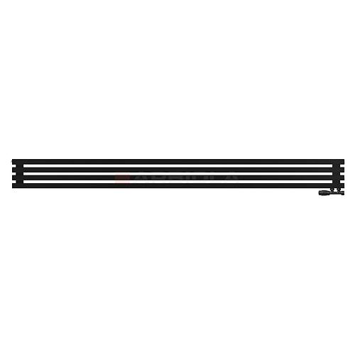 Arbiola Ritmo Gorizont V 2500-40-04 секции чёрный горизонтальный радиатор c нижним подключением