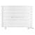 Arbiola Gorizont Ritmo VZ 1250-40-15 секций белый горизонтальный  радиатор c нижним подключением (на ножках)
