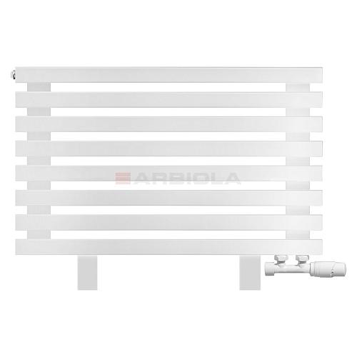 Arbiola Gorizont Ritmo VZ 1000-40-08 секций белый горизонтальный  радиатор c нижним подключением (на ножках)
