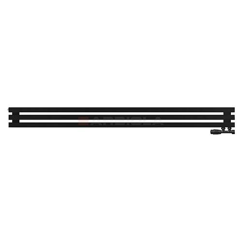 Arbiola Ritmo Gorizont V 1750-40-03 секции чёрный горизонтальный радиатор c нижним подключением
