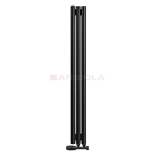 Arbiola Iris 42 V 1250-42-03 секции черный вертикальный радиатор c нижним подключением