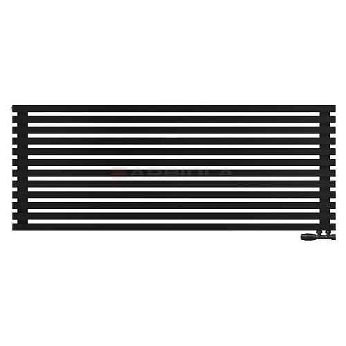 Arbiola Ritmo Gorizont V 1750-40-12 секций чёрный горизонтальный радиатор c нижним подключением