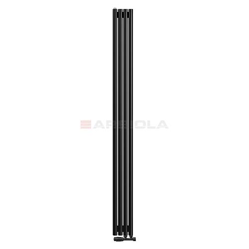 Arbiola Iris 42 V 2000-42-04 секции черный вертикальный радиатор c нижним подключением