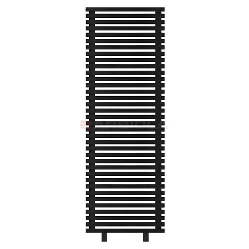 Arbiola Gorizont Ritmo HZ 700-40-36 секций чёрный горизонтальный  радиатор c боковым подключением (на ножках)