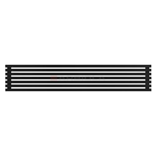 Arbiola Gorizont Ritmo H 2200-40-07 секций чёрный горизонтальный  радиатор c боковым подключением