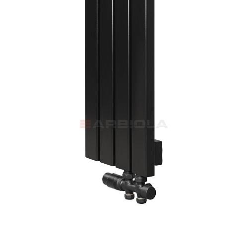 Arbiola Liner V 600-36-18 секции черный вертикальный радиатор c нижним подключением