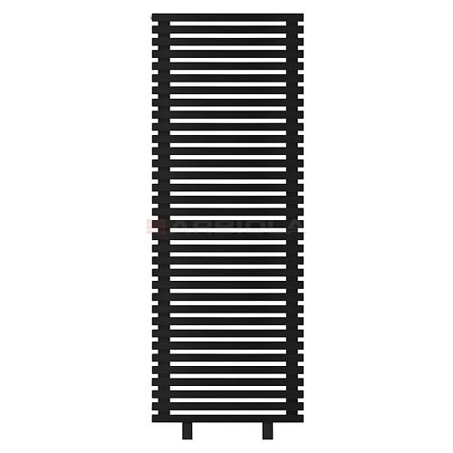 Arbiola Gorizont Ritmo HZ 700-40-34 секции чёрный горизонтальный  радиатор c боковым подключением (на ножках)