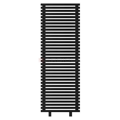 Arbiola Gorizont Ritmo HZ 700-40-35 секций чёрный горизонтальный  радиатор c боковым подключением (на ножках)