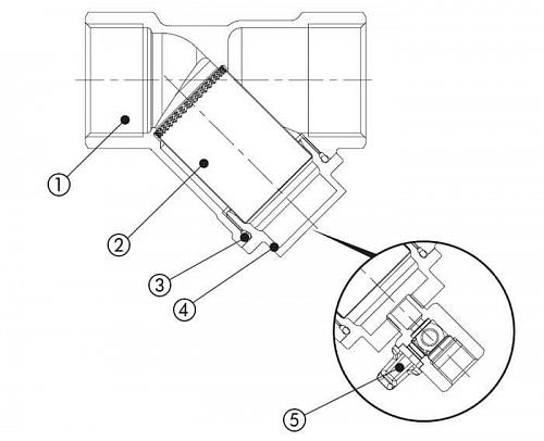 Danfoss FVR DN10 (065B8234) Фильтр сетчатый муфтовый