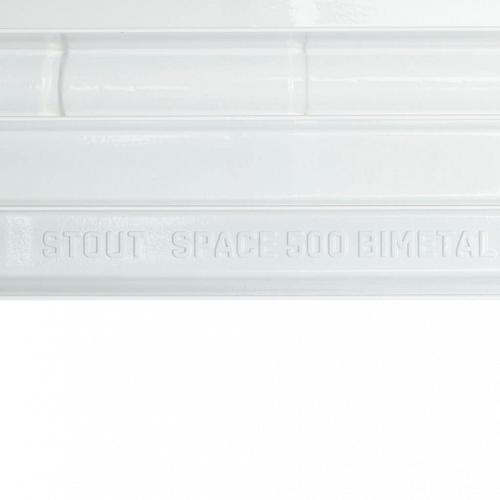 Stout Space 500 - 02 секции секционный биметаллический радиатор