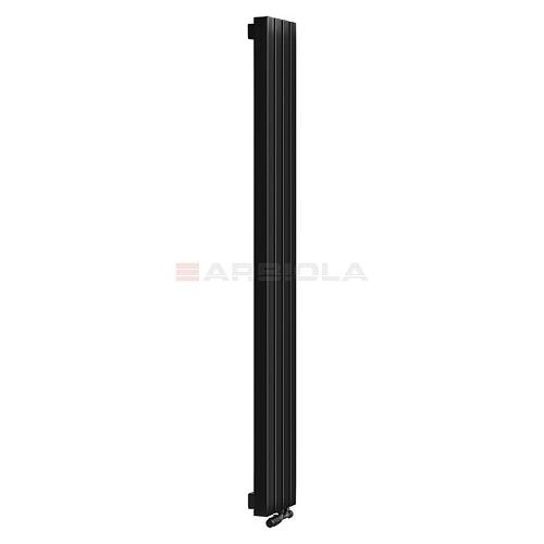 Arbiola Mono V 1800-60-11 секции черный вертикальный радиатор c нижним подключением