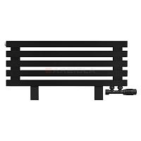 Arbiola Gorizont Ritmo VZ 1000-40-05 секций чёрный горизонтальный  радиатор c нижним подключением (на ножках)