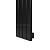 Arbiola Liner H 2500-36-11 секции черный вертикальный радиатор c боковым подключением