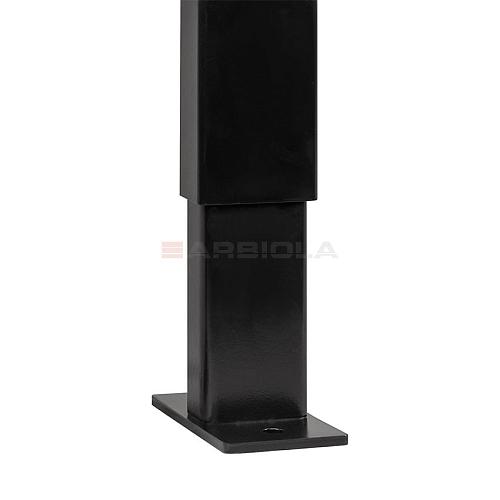 Arbiola Gorizont Ritmo VZ 1000-40-02 секции чёрный горизонтальный  радиатор c нижним подключением (на ножках)