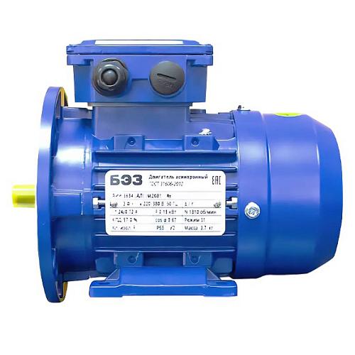 UNIPUMP Электродвигатель АИР 56A4 (Ал) IM2081 (0,12 кВт/1500 об/мин), корпус алюминий