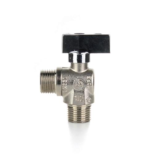 Elsen Кран шаровой латунный угловой для стиральных машин 3/4" - 1/2", ручка - бабочка