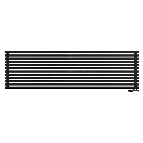 Arbiola Ritmo Gorizont V 2500-40-12 секций чёрный горизонтальный радиатор c нижним подключением